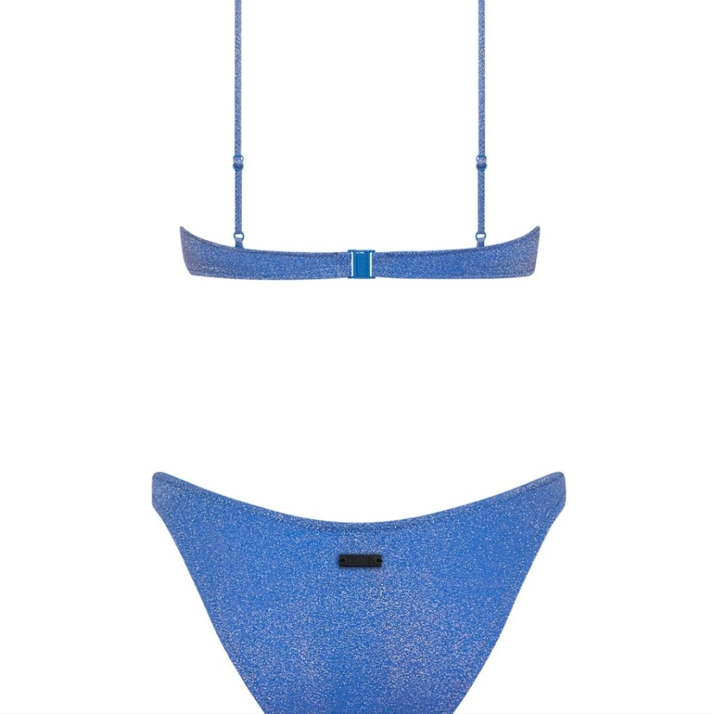 Blue sparkle normal Bathing suit bottom - Picture 3 of 4